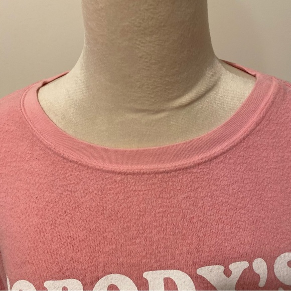 Wildfox Small Pink Pobody’s Nerfect Long Sleeve Tee - Picture 6 of 12